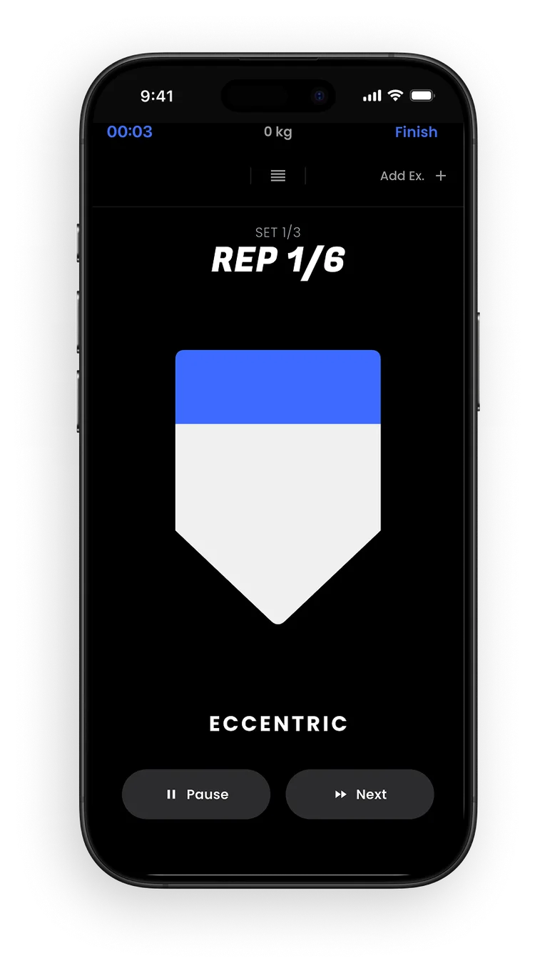 Live eccentric tempo phase